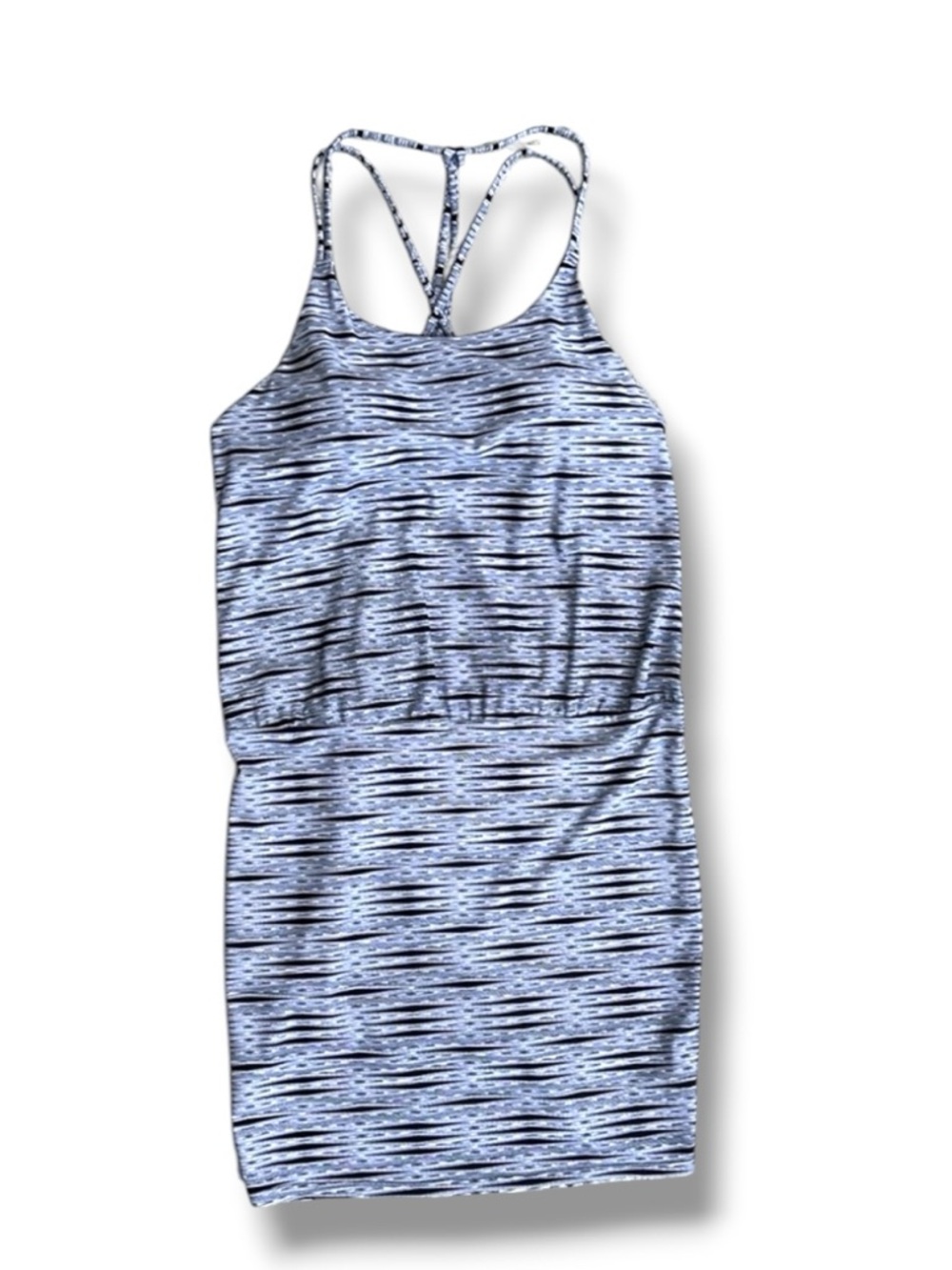 Athleta Ariel Venice Strappy Sun Swim Dress Black/White Size MP - Picture 7 of 15